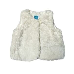 Gap Faux Fur Vest Size 2